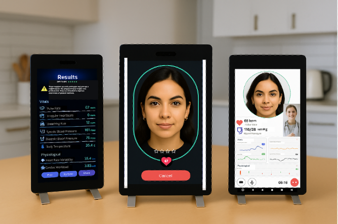 ReflectYou 360 scan and health analysis screens